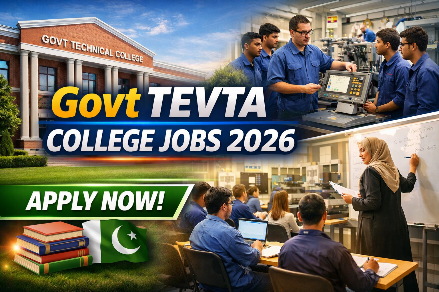 Govt TEVTA College Jobs