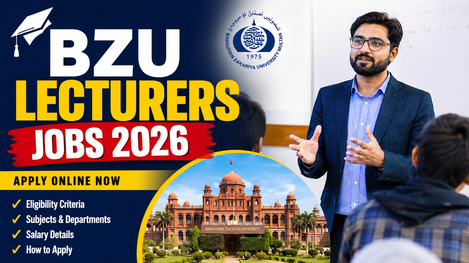 BZU Lecturers Jobs